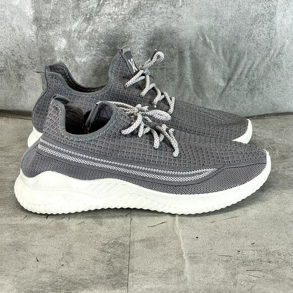 XRAY FOOTWEAR Men's Gray Knit Breathable Niko Lace-Up Sneakers SZ 12 - Picture 1 of 12
